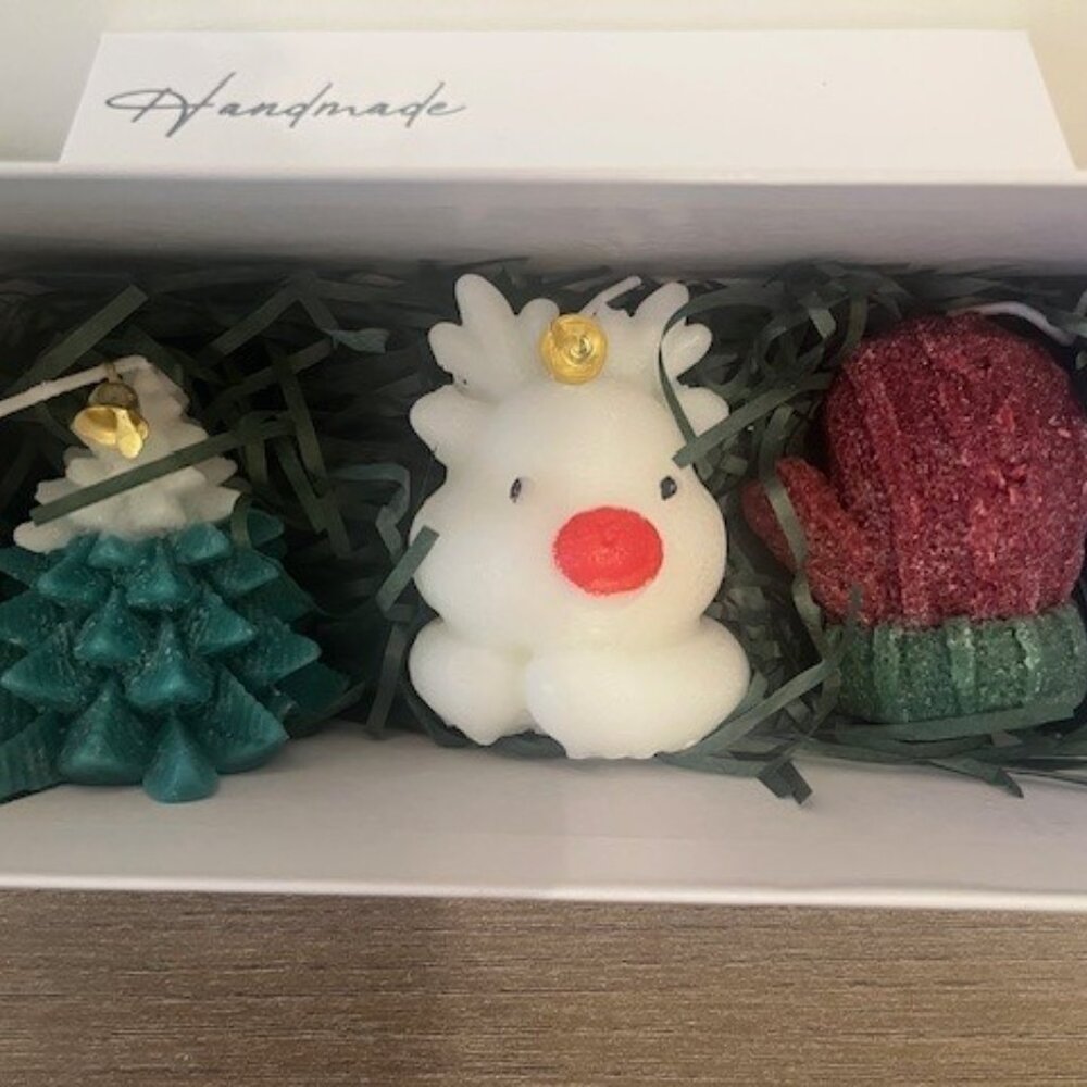 Handmade Christmas Candles
